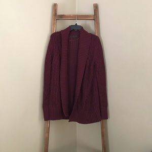 Burgundy Cardigan
